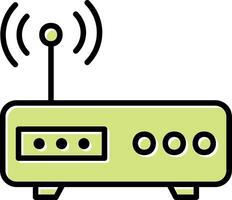 ícone de vetor de modem