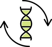 ícone de vetor de DNA
