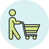 ícone de vetor de compras