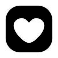 ícone isolado do símbolo do amor do coração vetor