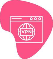 ícone de vetor vpn