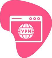 ícone de vetor vpn