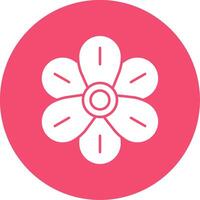 ícone de círculo de glifo de jacinto vetor