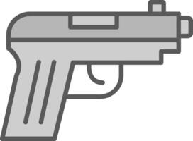 pistola arma de fogo vetor ícone