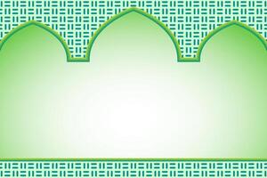 islâmico geométrico gráfico bandeira fundo vetor