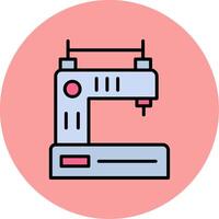 ícone de vetor de máquina de costura