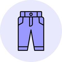 ícone de vetor de calça
