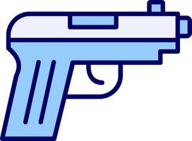 pistola arma de fogo vetor ícone