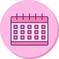 ícone de vetor de calendário