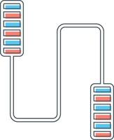 ícone de vetor de pular corda