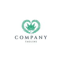 ai gerado cannabis logotipo Projeto ícone vetor