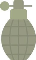 Grenade plano luz ícone vetor