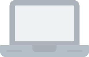 computador portátil computador plano luz ícone vetor