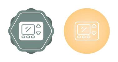 ícone de vetor de termostato inteligente