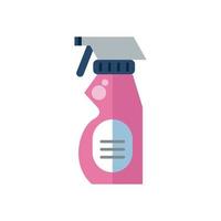 frasco de spray desinfetante estilo plano de produto vetor