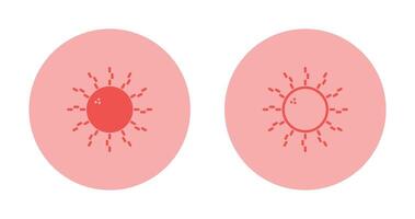 ícone de vetor de sol