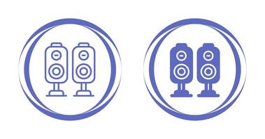 ícone de vetor de alto-falantes