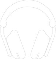 audio ícone esboço silhueta vetor