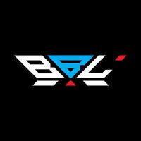 bbl carta logotipo vetor projeto, bbl simples e moderno logotipo. bbl luxuoso alfabeto Projeto