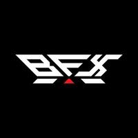 bfx carta logotipo vetor projeto, bfx simples e moderno logotipo. bfx luxuoso alfabeto Projeto