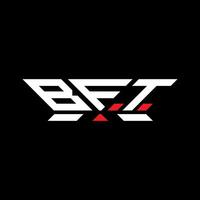 bft carta logotipo vetor projeto, bft simples e moderno logotipo. bft luxuoso alfabeto Projeto