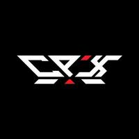 cpx carta logotipo vetor projeto, cpx simples e moderno logotipo. cpx luxuoso alfabeto Projeto