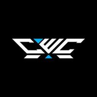 cwc carta logotipo vetor projeto, cwc simples e moderno logotipo. cwc luxuoso alfabeto Projeto