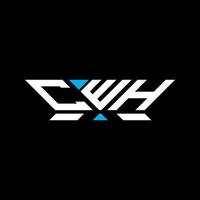 cwh carta logotipo vetor projeto, cwh simples e moderno logotipo. cwh luxuoso alfabeto Projeto