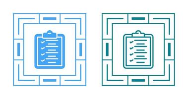 ícone de vetor de lista de verificação