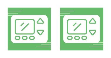 ícone de vetor de termostato inteligente