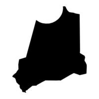 banho região mapa, administrativo divisão do Chade. vetor ilustração.