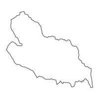 lobaye prefeitura mapa, administrativo divisão do central africano república. vetor