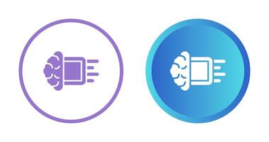ícone de vetor de aprendizado de máquina