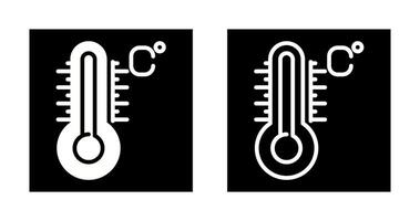 ícone de vetor de temperatura