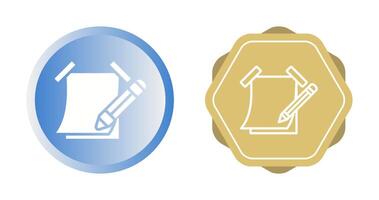 pegajoso Nota com lápis vetor ícone