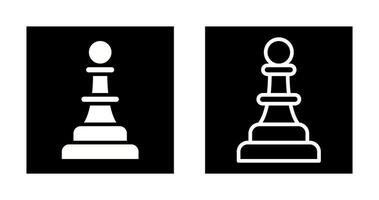 ícone de vetor de peça de xadrez