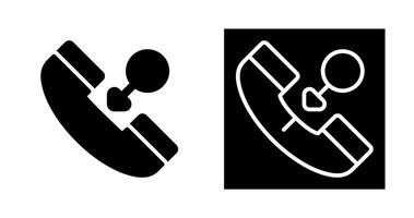 ícone de vetor de chamada telefônica