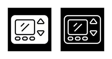 ícone de vetor de termostato inteligente