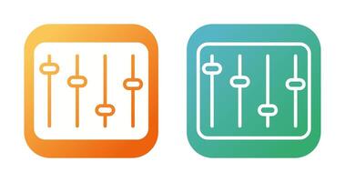 ícone de vetor de equalizador