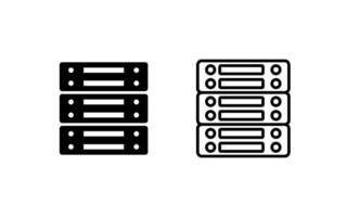 ícone de vetor de servidor