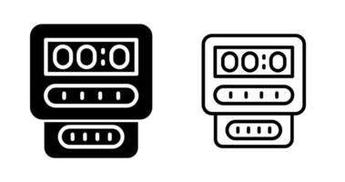 ícone de vetor de medidor elétrico