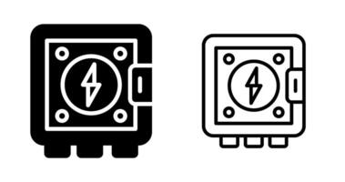 ícone de vetor de painel elétrico