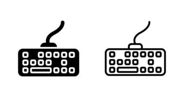 ícone de vetor de teclado