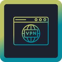 ícone de vetor vpn