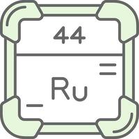 rutênio verde luz potra ícone vetor