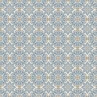desatado abstrato padronizar com enfeites para seda lenço, cerâmico azulejos, papel de parede, tecido, têxtil. mandala geométrico fundo dentro oriental estilo. vetor