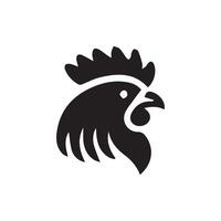 frango cabeça logotipo Projeto modelo, frango galo símbolo vetor