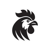 frango cabeça logotipo Projeto modelo, frango galo símbolo vetor