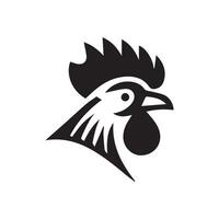 frango cabeça logotipo Projeto modelo, frango galo símbolo vetor