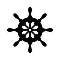navio roda ícone vetor Projeto modelo dentro branco fundo